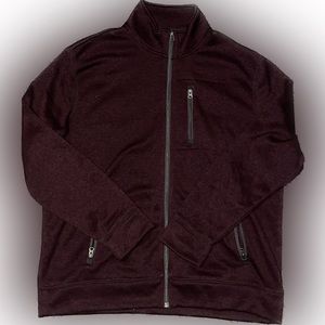 Full Zip Maroon Jacket